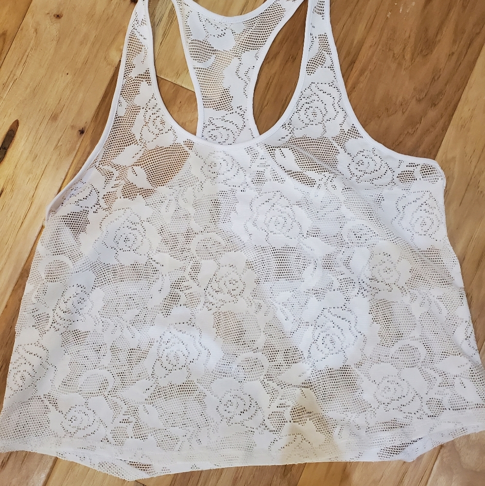 Mesh workout shirt